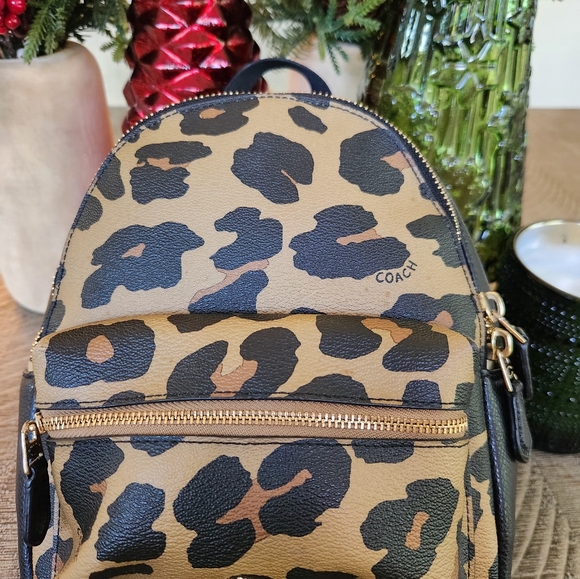 COACH Mini Animal Print Backpack ..nearly new! Clean! - Picture 3 of 13